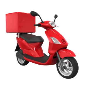 High-Capacity Delivery Scooter