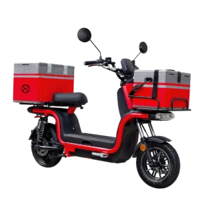 High-Capacity Electric Food Delivery Bike