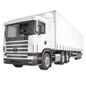 Multi-Axle Commercial Cargo Truck