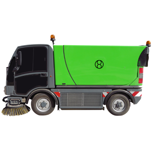 Side Brush Compact Road Sweeper Truck