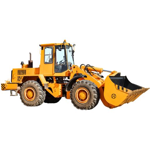 Construction Site Wheel Bulldozer