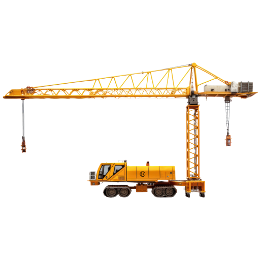 Mobile Tower Construction Crane with Truck Base